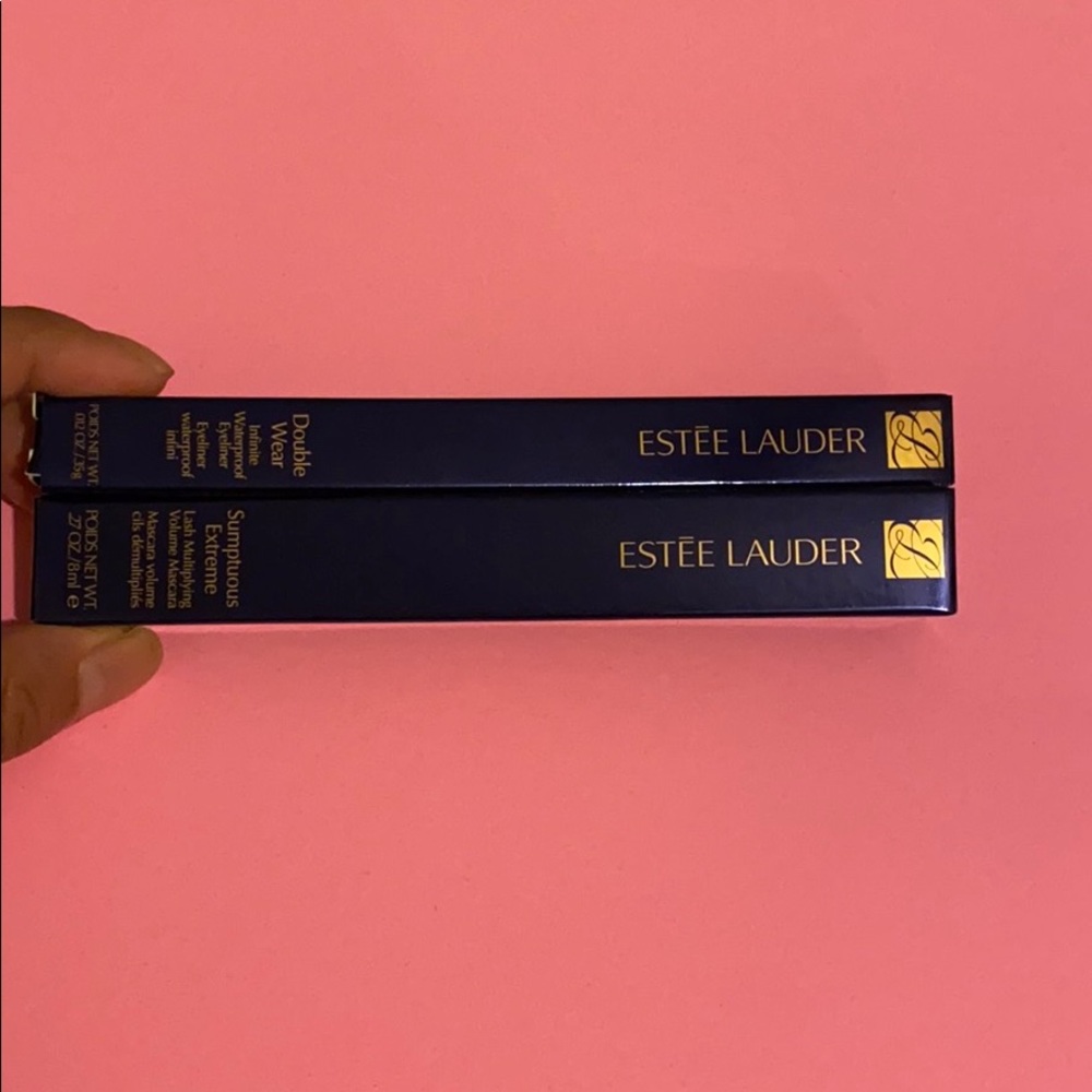 Estée Lauder mascara and eyeliner
